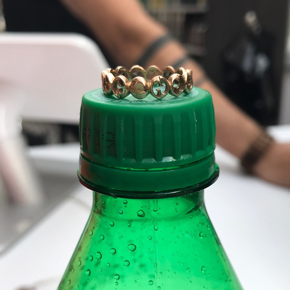 Gucci Rose Gold Ring Size 7